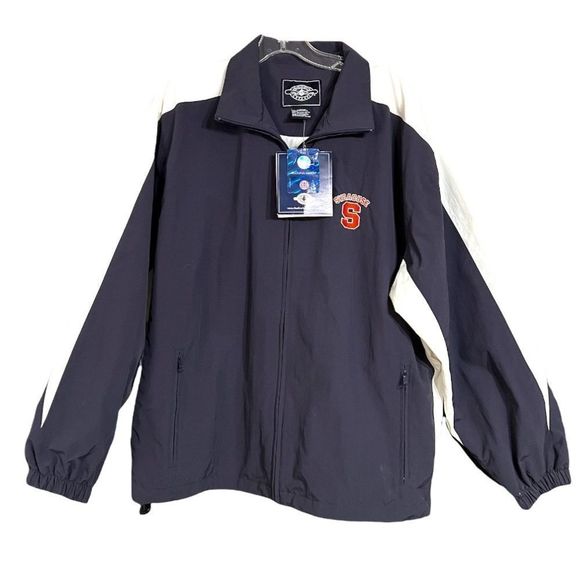 Charles River Syracuse University Navy Blue White Patriot Jacket Sz M NWT - Picture 1 of 15